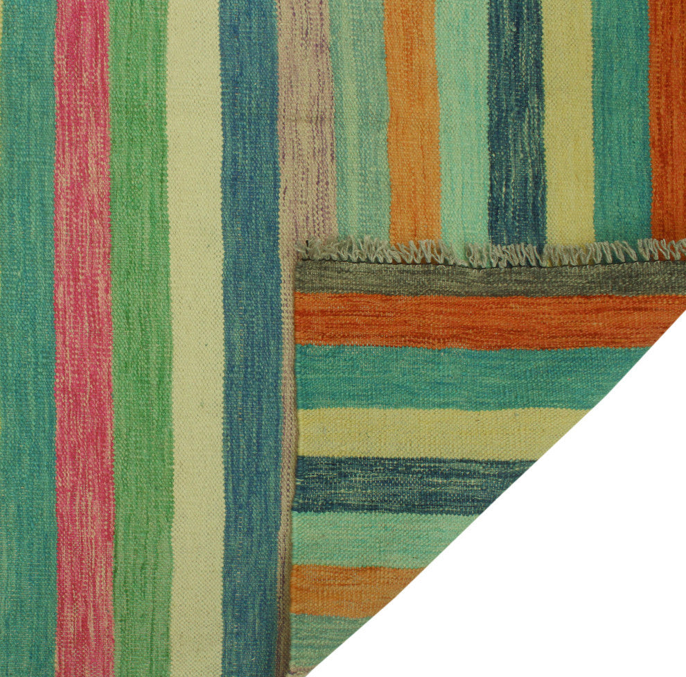 Winchester Kilim Faruk Ivory/Rust Rug, 4'0x6'4