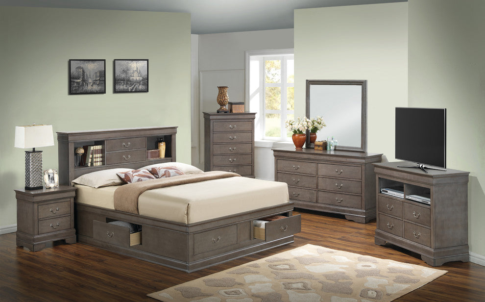 Ryer Storage Bed, King