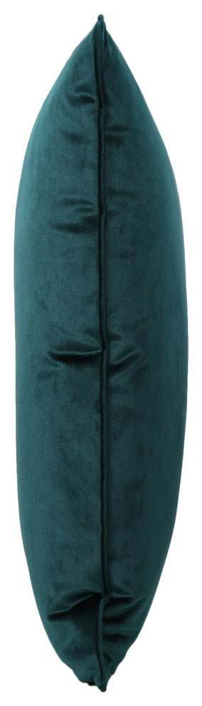 GDF Studio Velvin Modern Fabric Throw Pillows, Set of 2, Teal