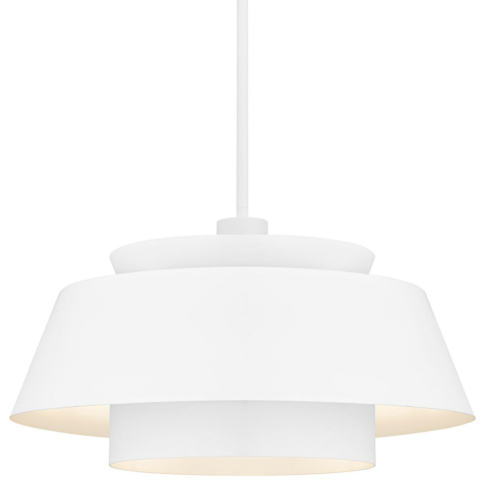 Quoizel LMI2824 Lumi 3 Light 24"W Pendant - Matte White