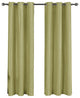 Single Soho Grommet Thermal insulated Blackout Panel, Green, 42"x63"