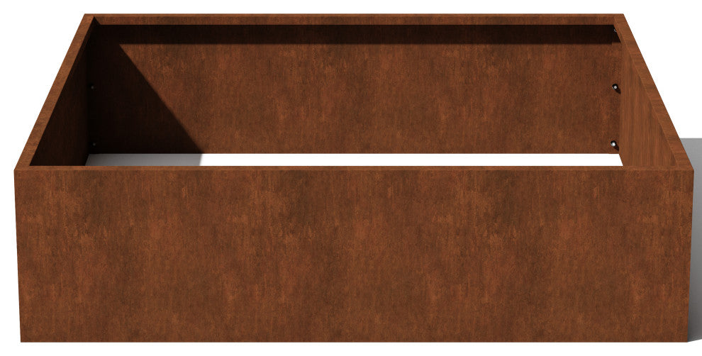 Metallic Series Corten Steel Raised Garden Bed