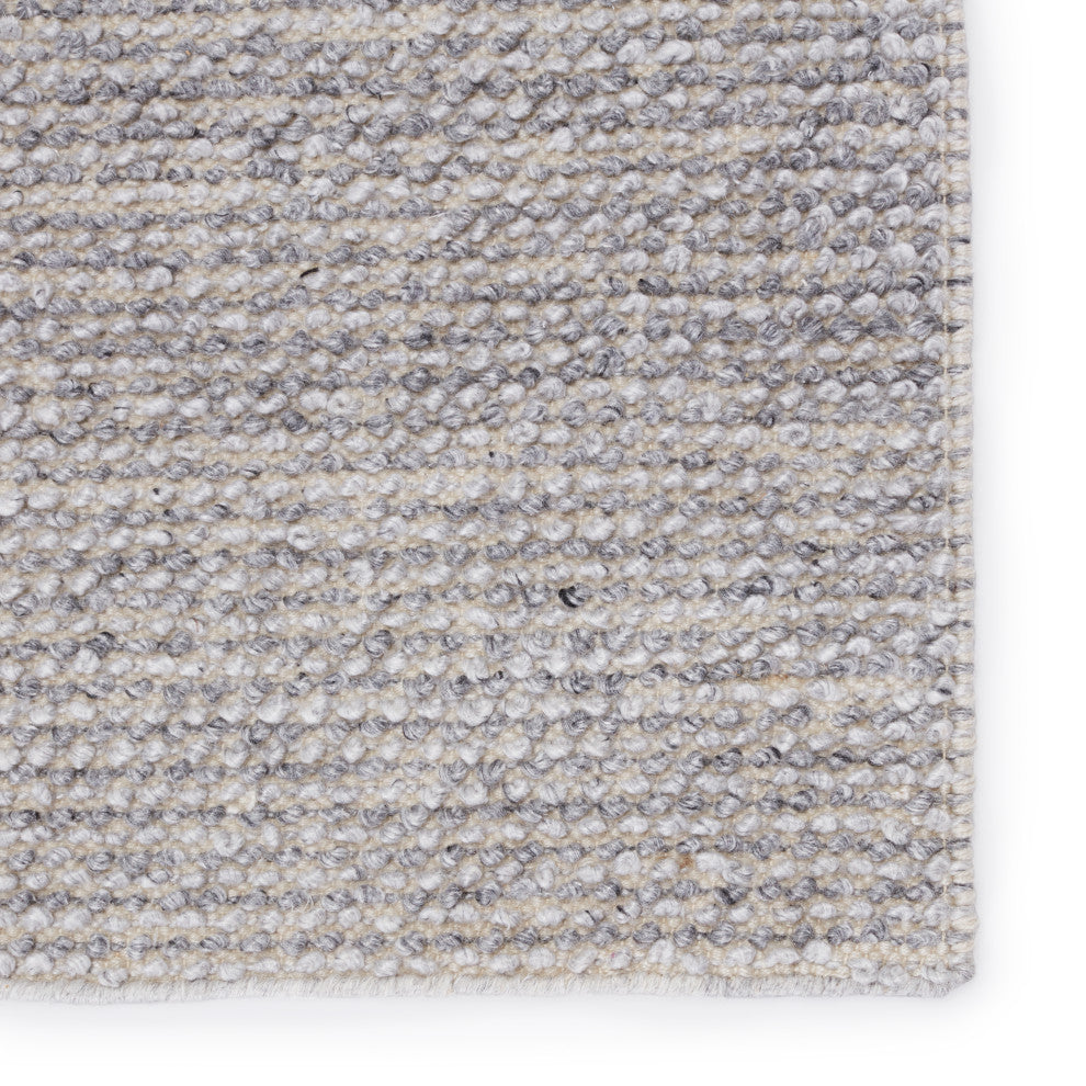 Jaipur Living Crispin Indoor/ Outdoor Solid Area Rug, Gray/Ivory, 9'x12'