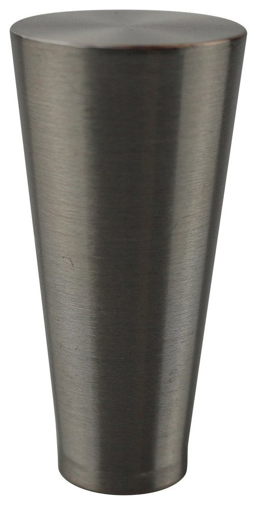 Urbanest Zario Lamp Finial, 2", Brushed Steel