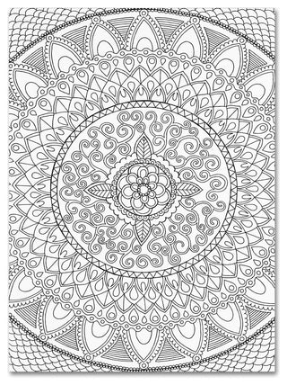 Hello Angel 'Petals Mandala' Canvas Art, 24x18