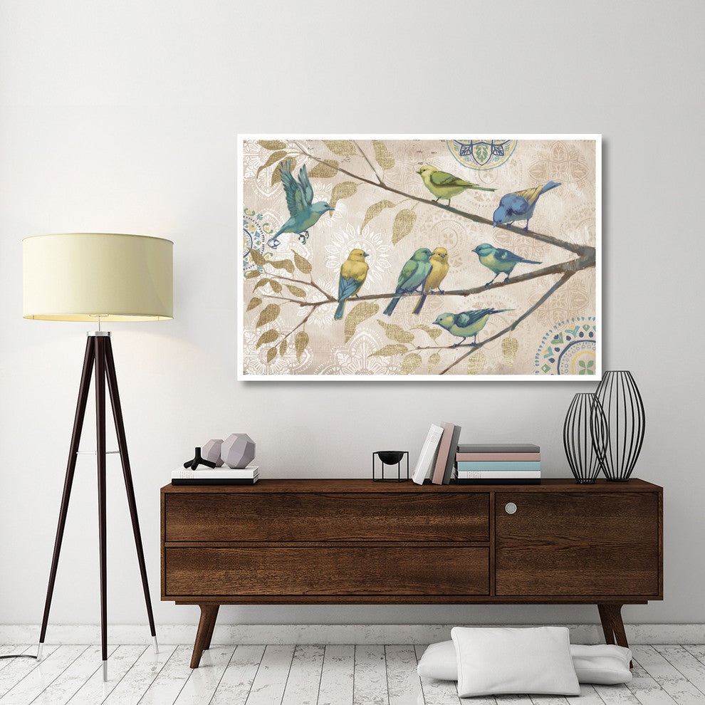 "Fly Away I With Suzani" Digital Paper Print by Janelle Penner, 62"x42"