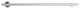 Elizabeth 24 in. Wall Mounted Towel Bar in Satin Nickel