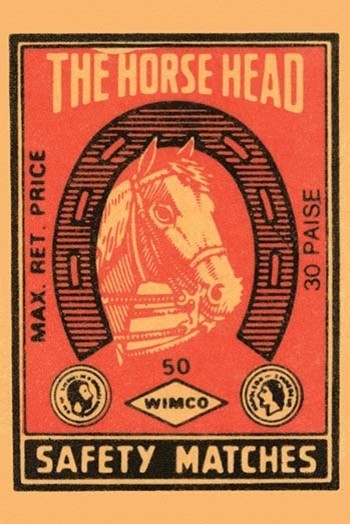 The Horse Head Safety Matches- Canvas Poster 20" x 30"