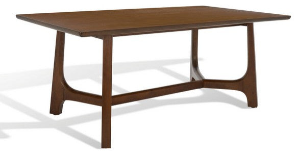 Safavieh Couture Adelee Wood Rectangle Dining Table Medium Oak