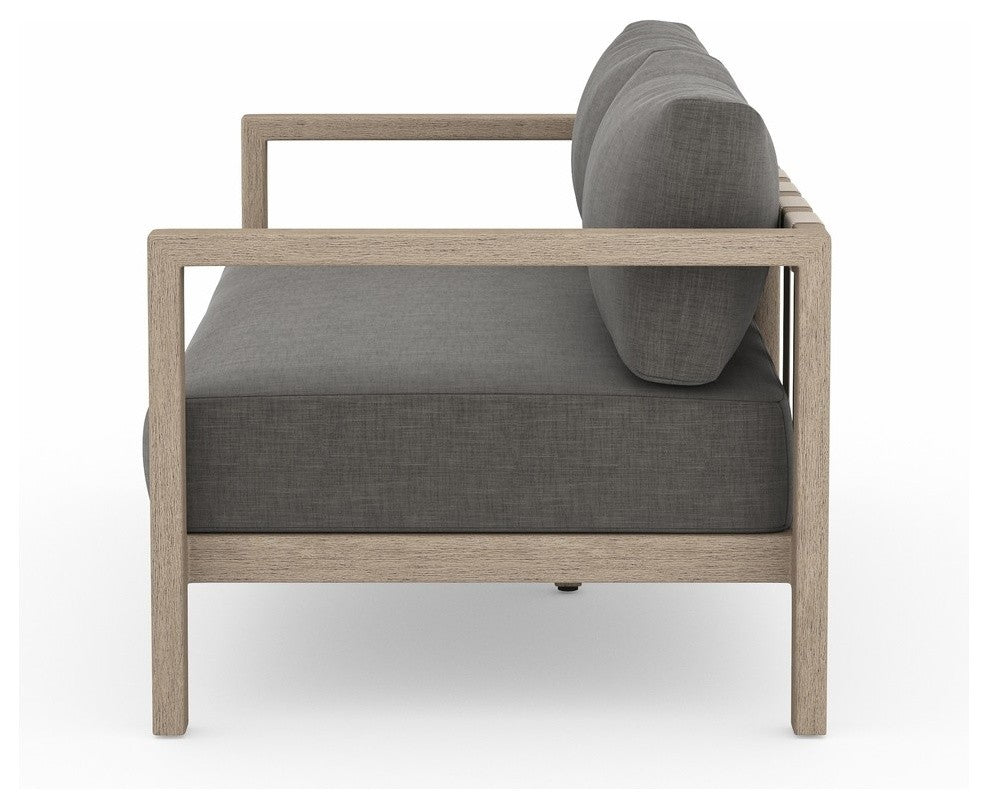 Sonoma Outdoor Sofa-60"-Brown/Charcoal