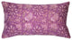 Mauve Flowers Throw Pillow, 12x24