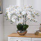 Plastic Phalaenopsis Orchids Floral Arrangement, Pot
