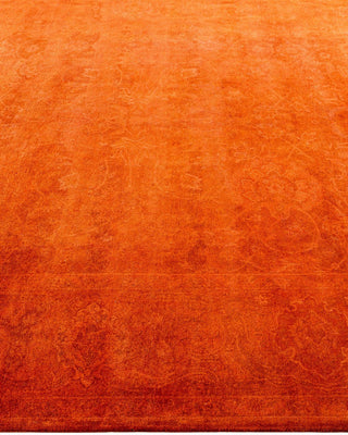 Fine Vibrance, One-of-a-Kind Hand-Knotted Area Rug Orange, 6'3"x9'3"