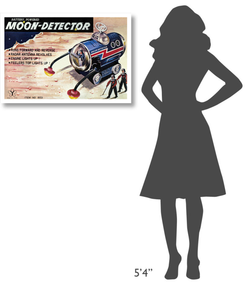 "Moon-Detector" Digital Paper Print by Retrotrans, 32"x22"