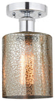 Innovations 616-1F-PC-G116 1 Light Semi-Flush Mount, Polished Chrome
