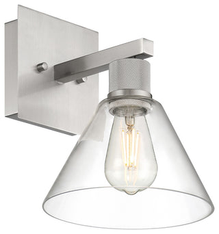 Access Lighting 63143LEDDLP/CLR Port Nine 12" Tall LED Wall - Brushed Steel