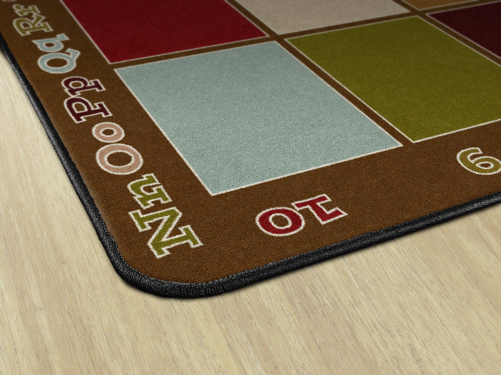Flagship Carpets FA1338-44FS 7'6x12 Sitting Grid Earth Tone Rug