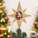 Enchanted Santa Handcrafted Tree Topper by D. Gelsinger