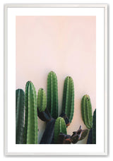 Opaque White 18" x 24" Prickly Beauty Framed Print
