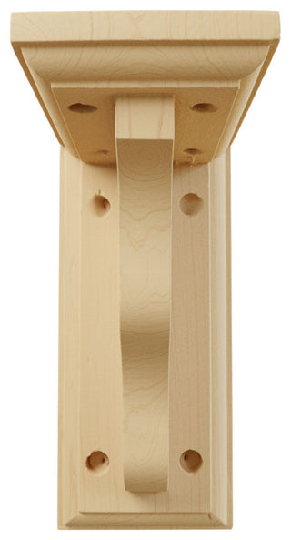 3"W x 5"D x 7"H Hamilton Traditional Bracket, Alder