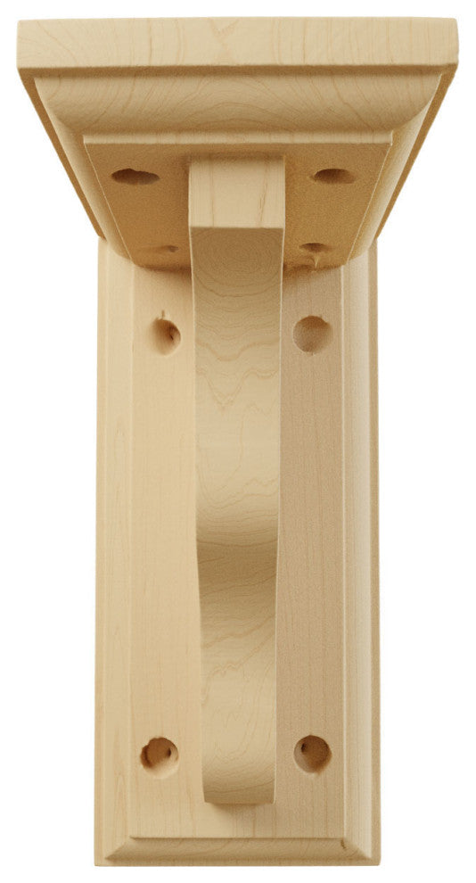 3"W x 5"D x 7"H Hamilton Traditional Bracket, Alder