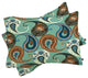 Deny Designs Pimlada Phuapradit Teal Floral Paislys Pillowcase