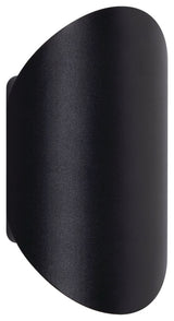 Remy 7" Outdoor LED Wall Sconce, Black