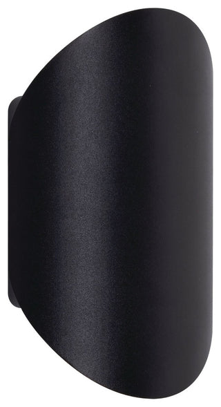 Remy 7" Outdoor LED Wall Sconce, Black