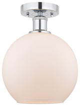 Innovations 616-1F-PC-G121-8 1 Light Semi-Flush Mount, Polished Chrome