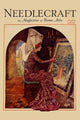 Medieval Girl Sews a Tapestry- Canvas Poster 20" x 30"