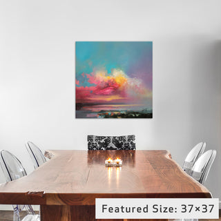 "Cumulus Consonance Study II" by Scott Naismith, 12x12x1.5"