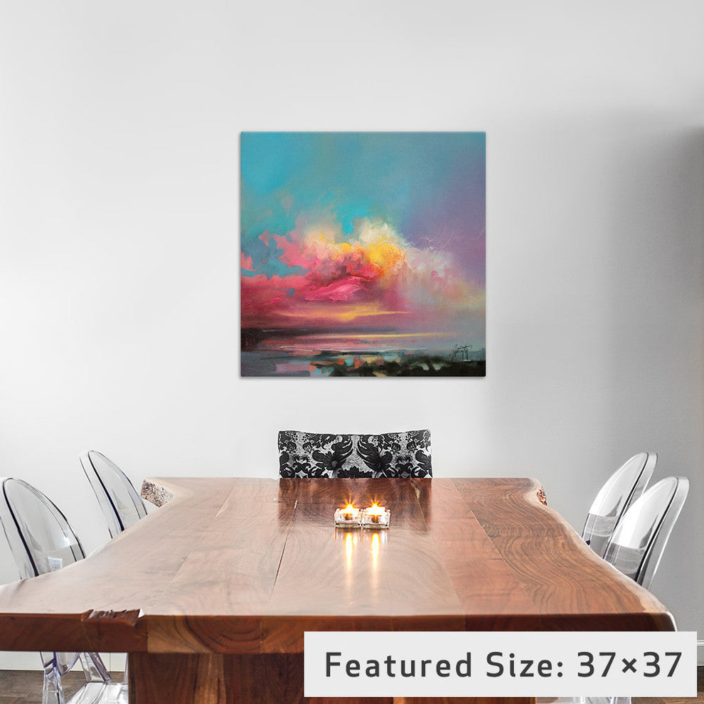 "Cumulus Consonance Study II" by Scott Naismith, 12x12x1.5"