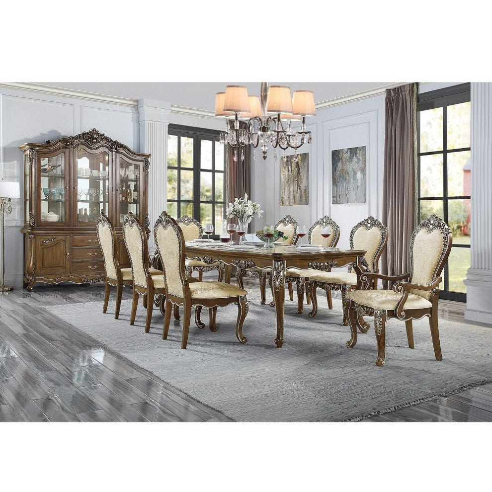 Acme Latisha Dining Table, Antique Oak Finish