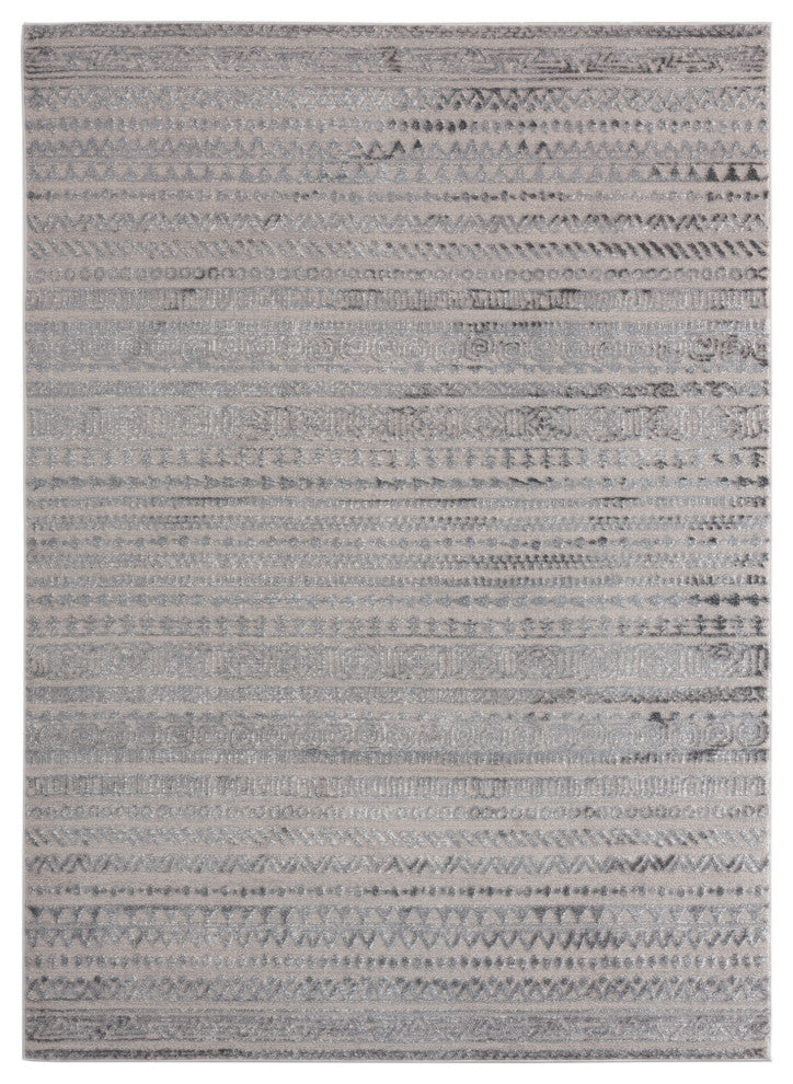 United Weavers Cascades Yamsay Grey Area Rug 7'10" x 10'6