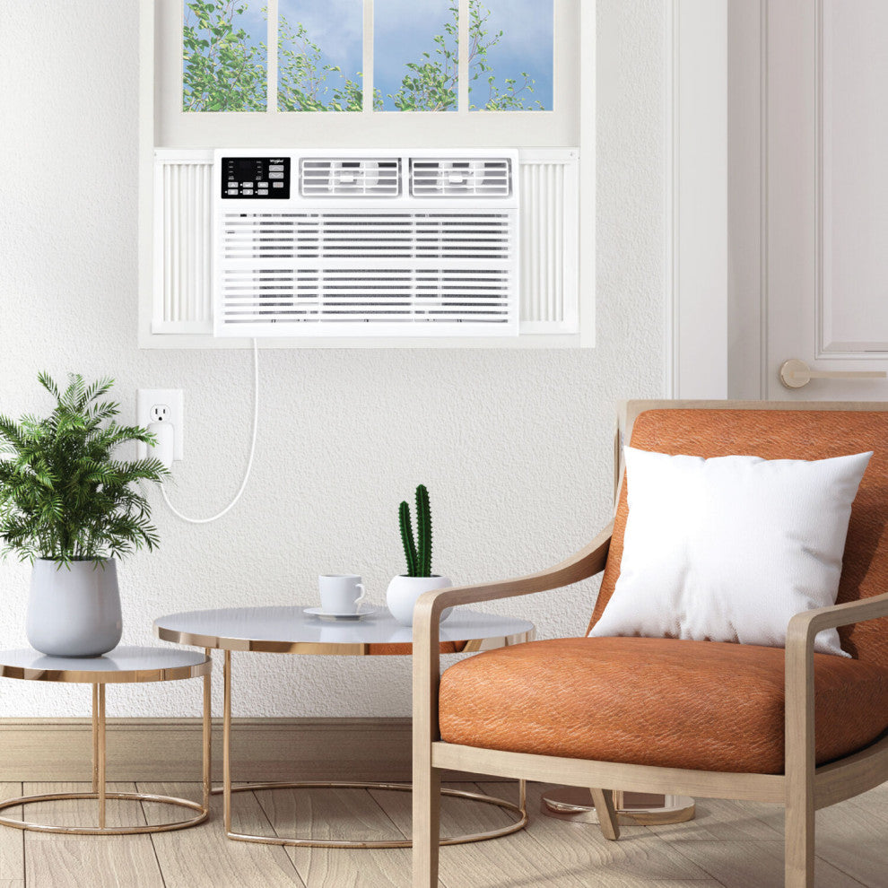 Whirlpool 15,000 BTU 115V Window-Mounted Air Conditioner With Remote Control