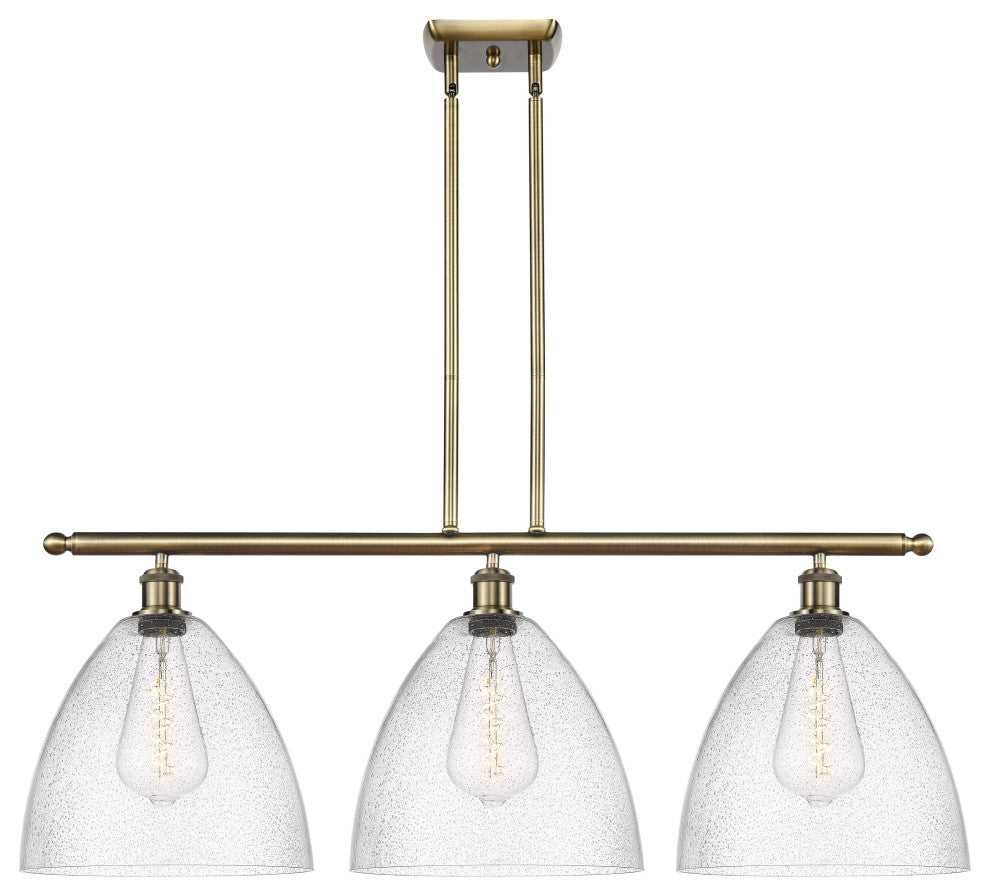Innovations 516-3I-AB-GBD-124 3 Light Island Light, Antique Brass