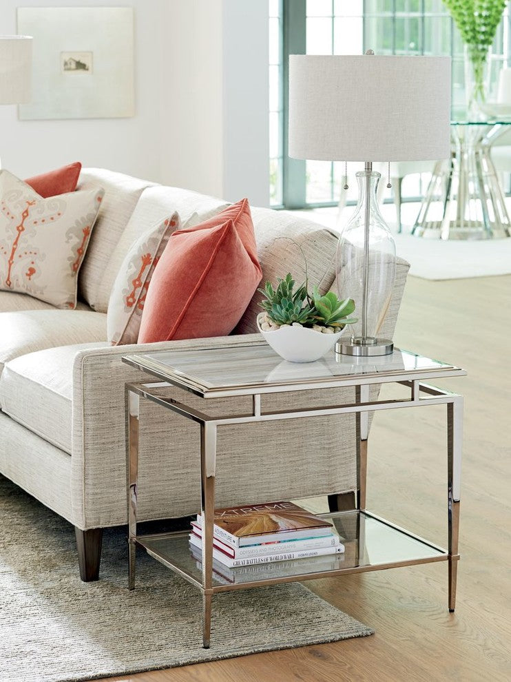 Athene Stainless End Table
