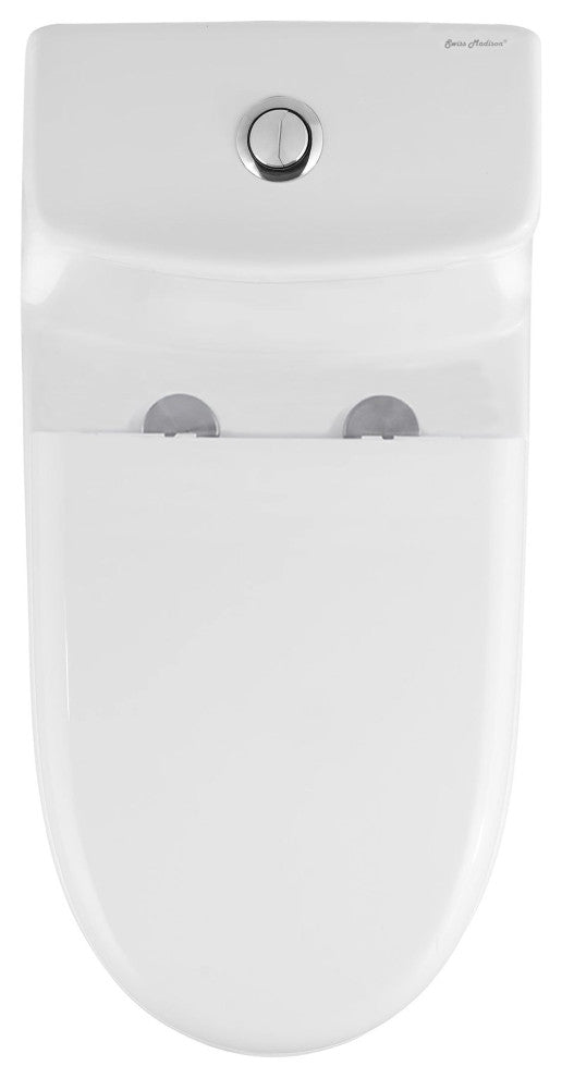 Swiss Madison Ivy One-Piece Toilet, 10" Rough-in 1.1/1.6 gpf