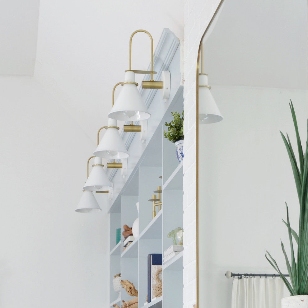 Crystorama Lighting Group MED-B5501 Medford 14" Tall Wall Sconce - White