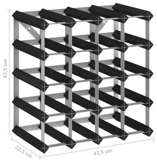 vidaXL Countertop Wine Rack Bottle Holder for 20 Bottles Wine Storage Solid Wood