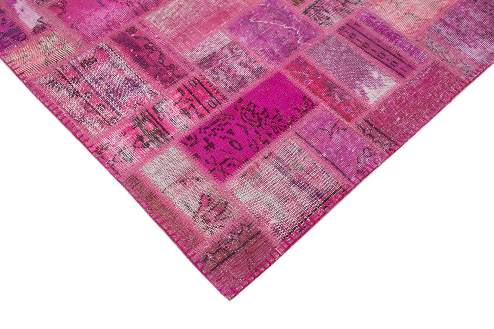 Rug N Carpet - Handmade Turkish 5' 7" x 7' 10" Unique Patchwork Area Rug