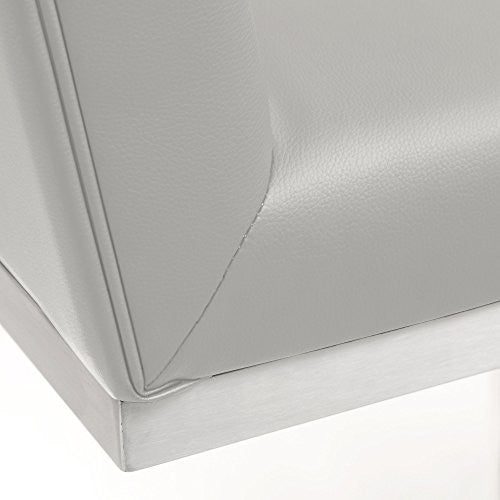 Helsinki Light Grey Steel Barstool (Set of 2) - Light Grey