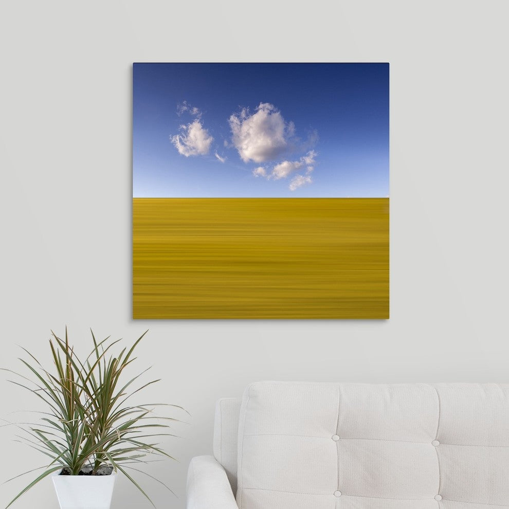 "Sky And Land" Wrapped Canvas Art Print, 24"x24"x1.5"
