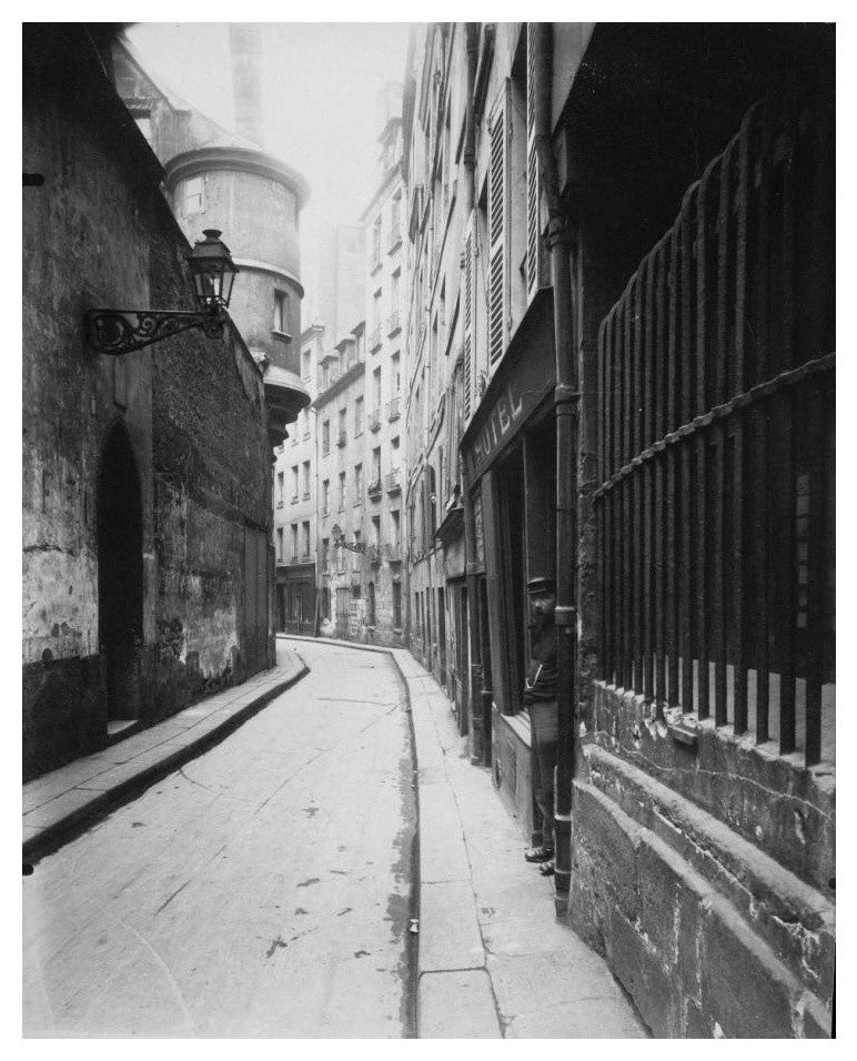 "Paris, 1921 - Rue de l'Hï¿½tel-de-Ville" Paper Print by Eugï¿½ï¿½ne Atget, 20"x24"