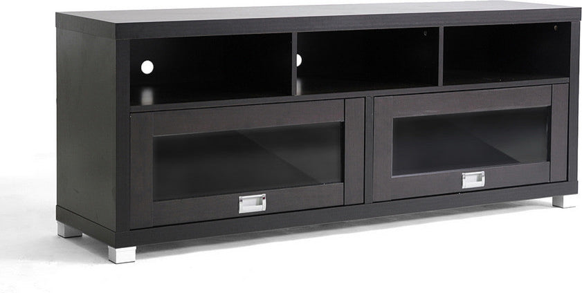 Swindon Modern TV Stand With Glass Doors