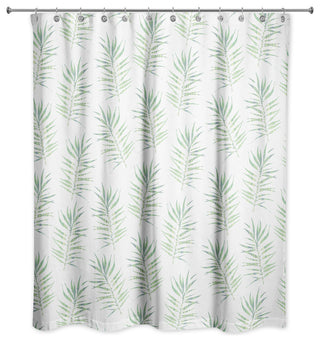 Palm Leaf Shower Curtain