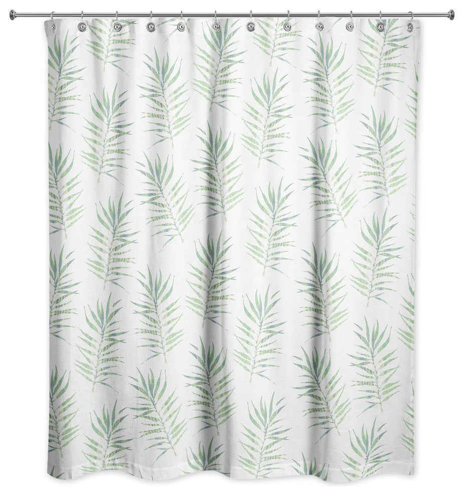 Palm Leaf Shower Curtain