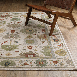Oriental Weavers Eliana ELI10 Floral Rug, Ivory, 3'3"x5'