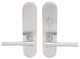 Champagne Lever, Tubular Passage With Privacy Bolt, LH, Satin Stainless Steel
