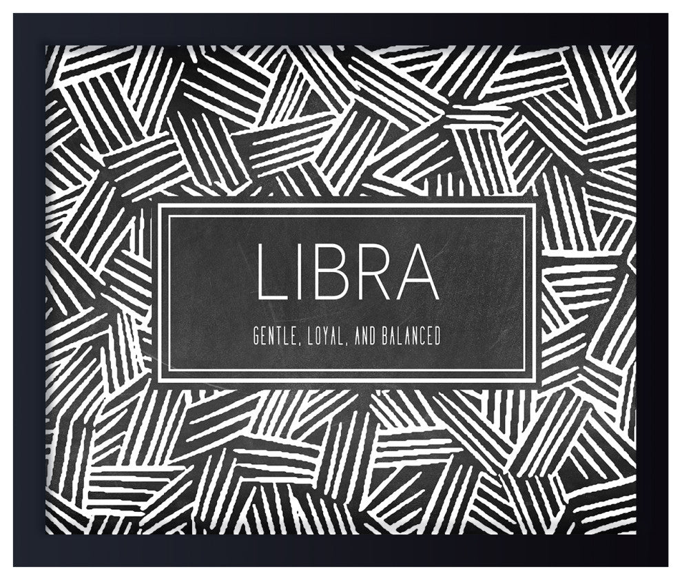 ChiChi Zodiac' Framed Print Wall Art Libra 30" W x 24" H